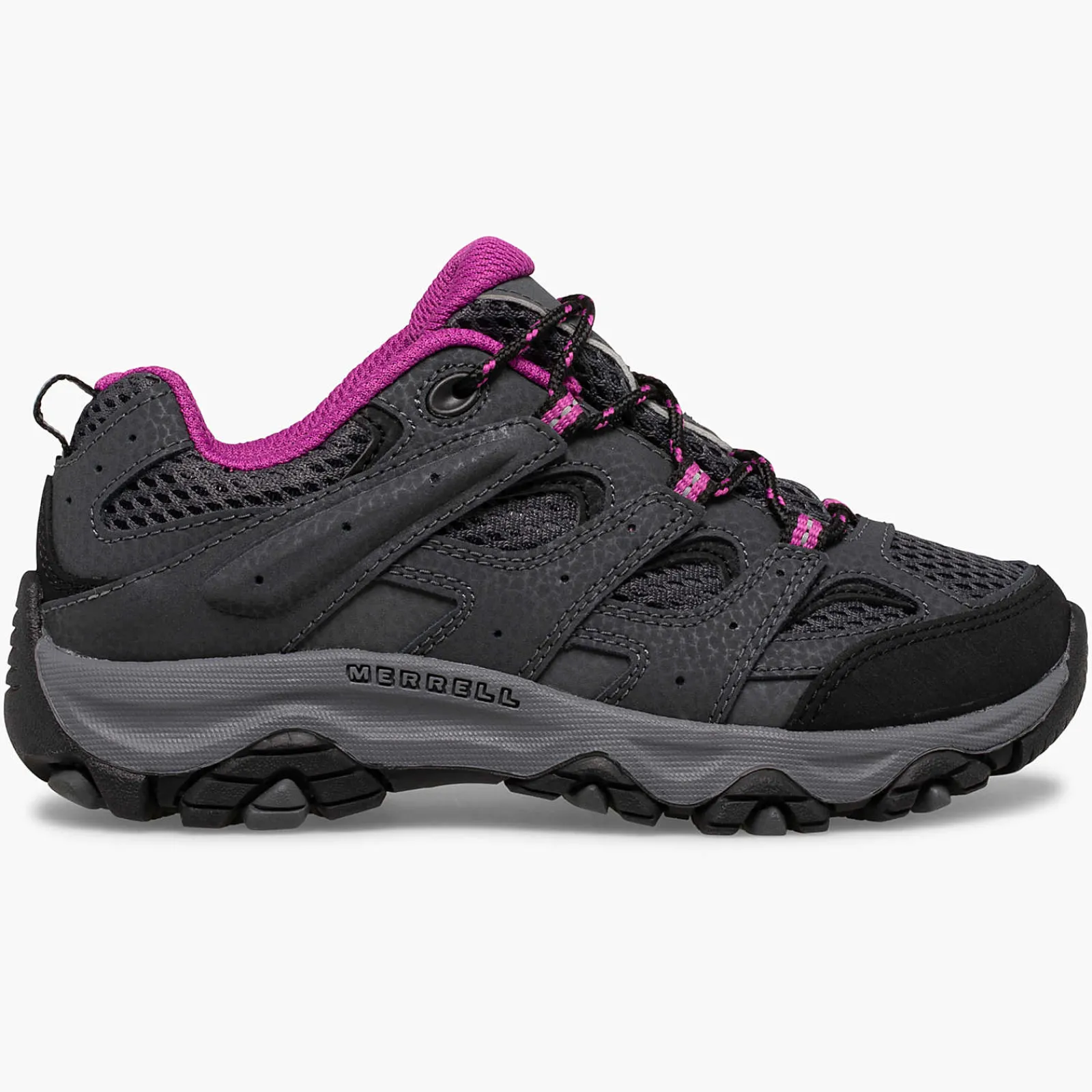 Big Kid's Moab 3 Low Lace Shoe - Hiking-Merrell Cheap