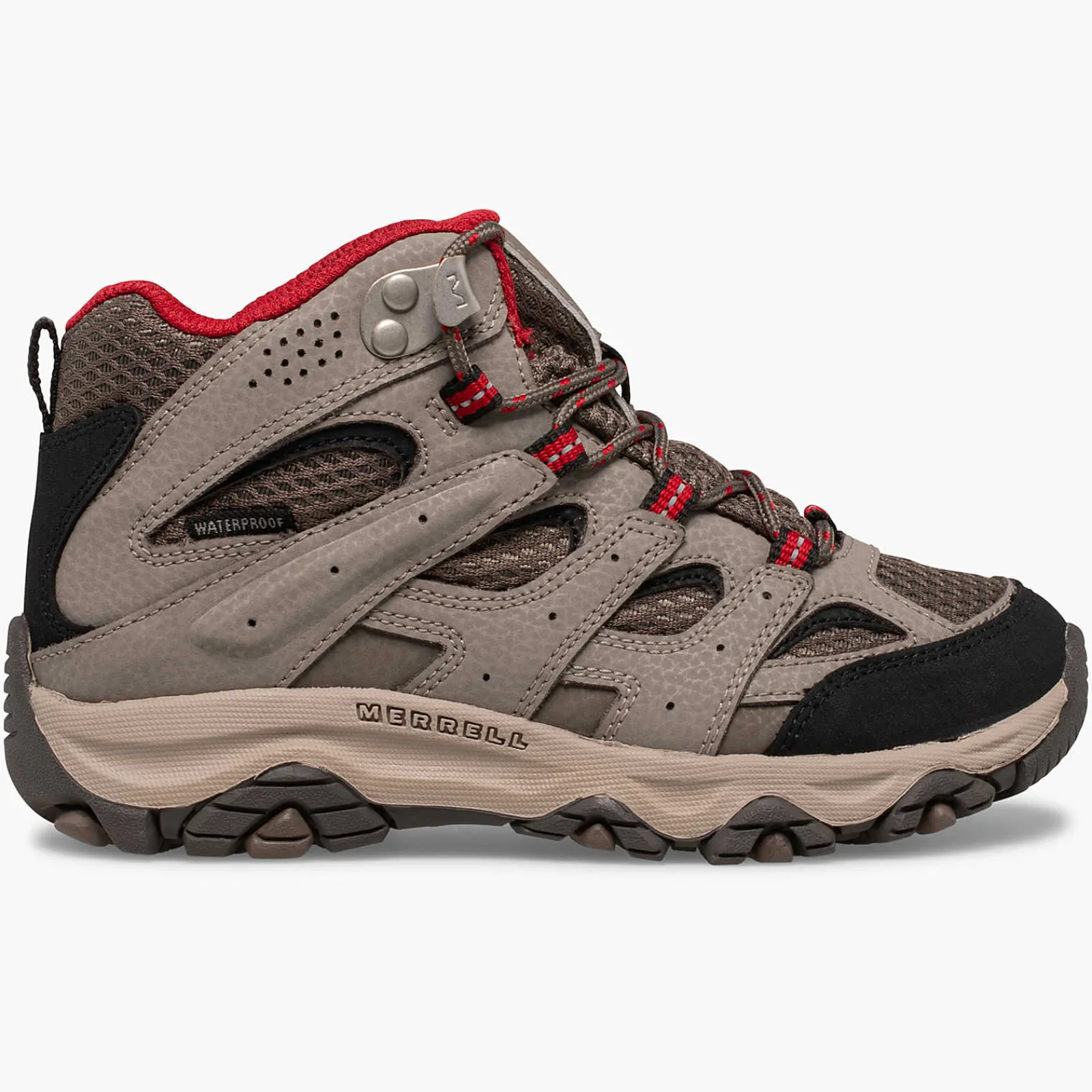 Big Kid's Moab 3 Mid Waterproof Boot - Hiking-Merrell Outlet