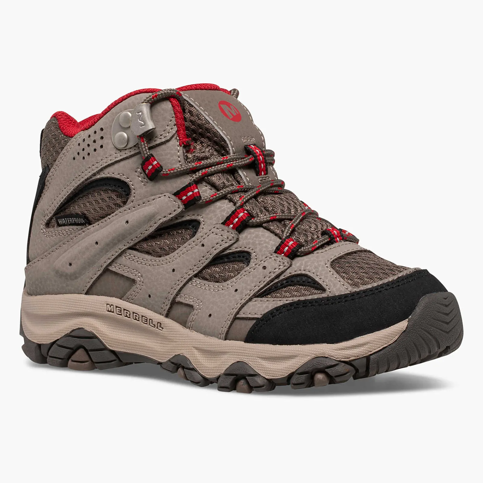 Big Kid's Moab 3 Mid Waterproof Boot - Hiking-Merrell Outlet