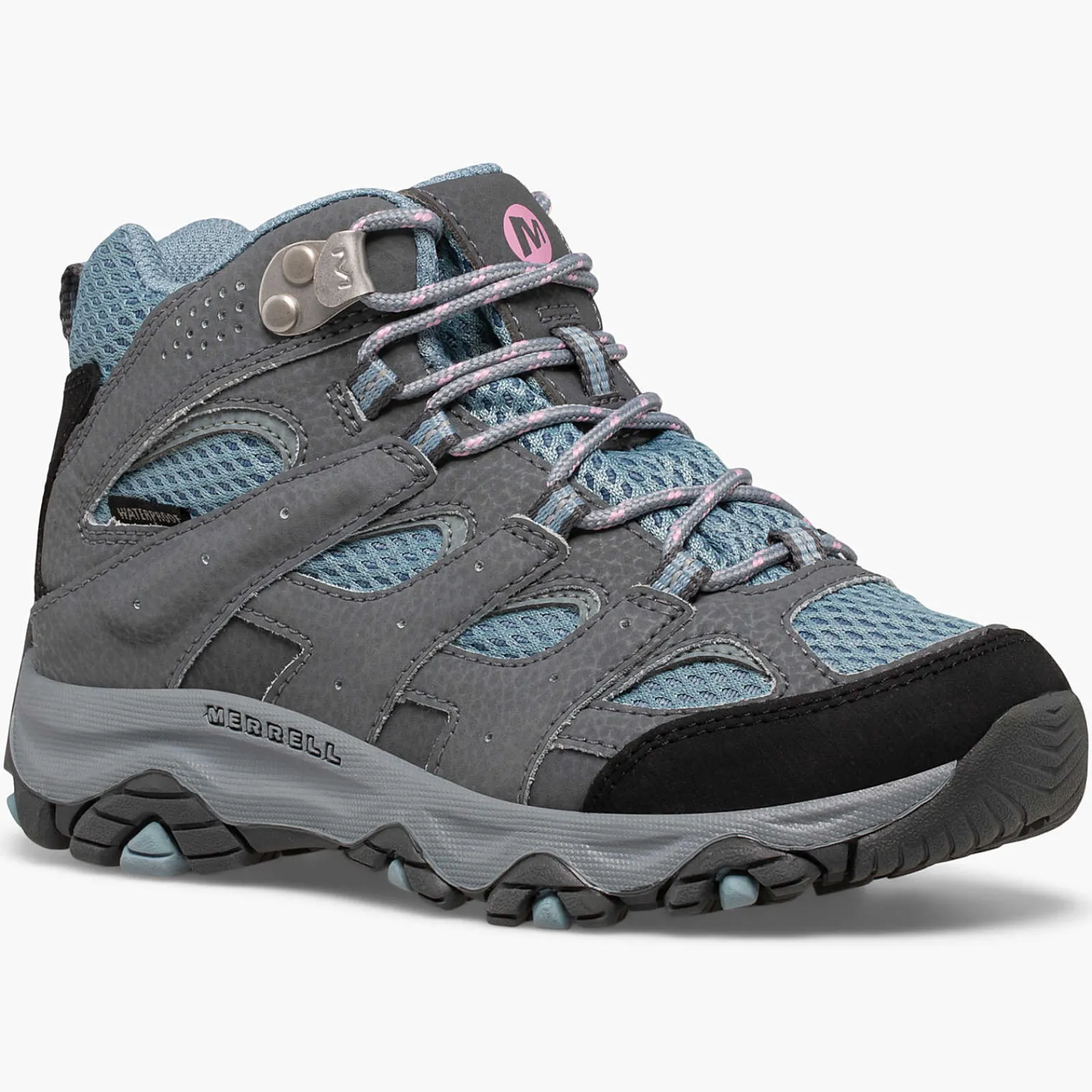 Big Kid's Moab 3 Mid Waterproof Boot - Hiking-Merrell Shop