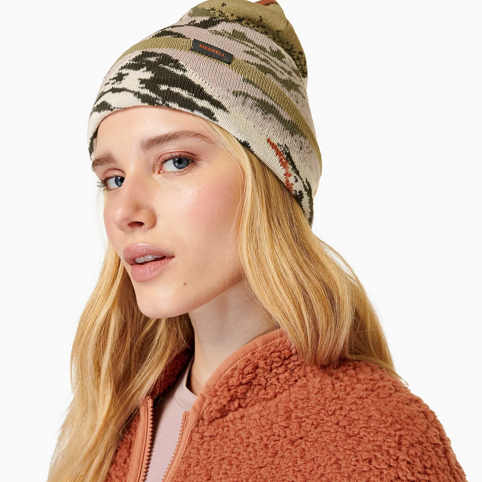 Jacquard Beanie - Hats-Merrell Clearance