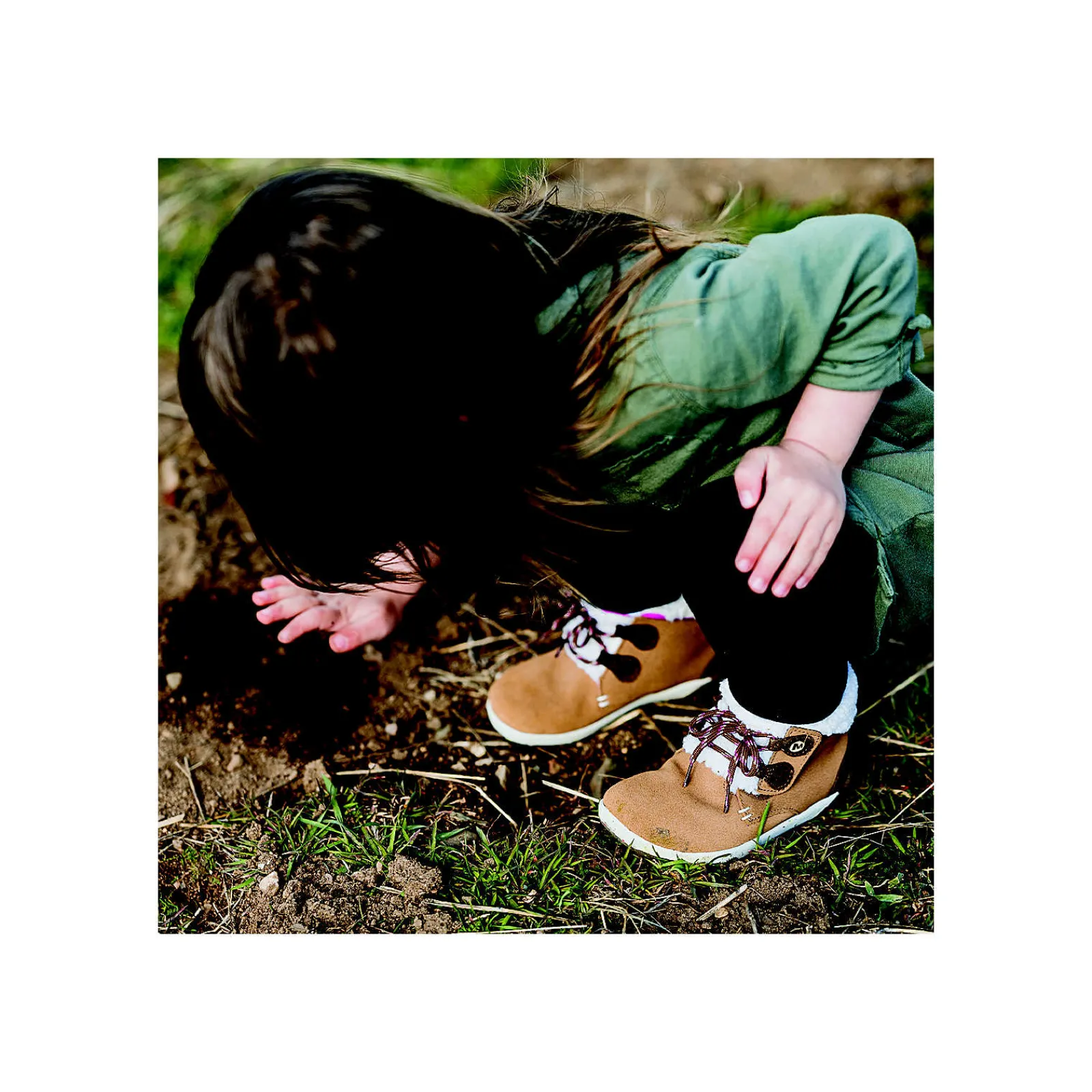Little Kid's Bare Steps® Cocoa Jr. Boot - Bare Steps™ Collection-Merrell Hot
