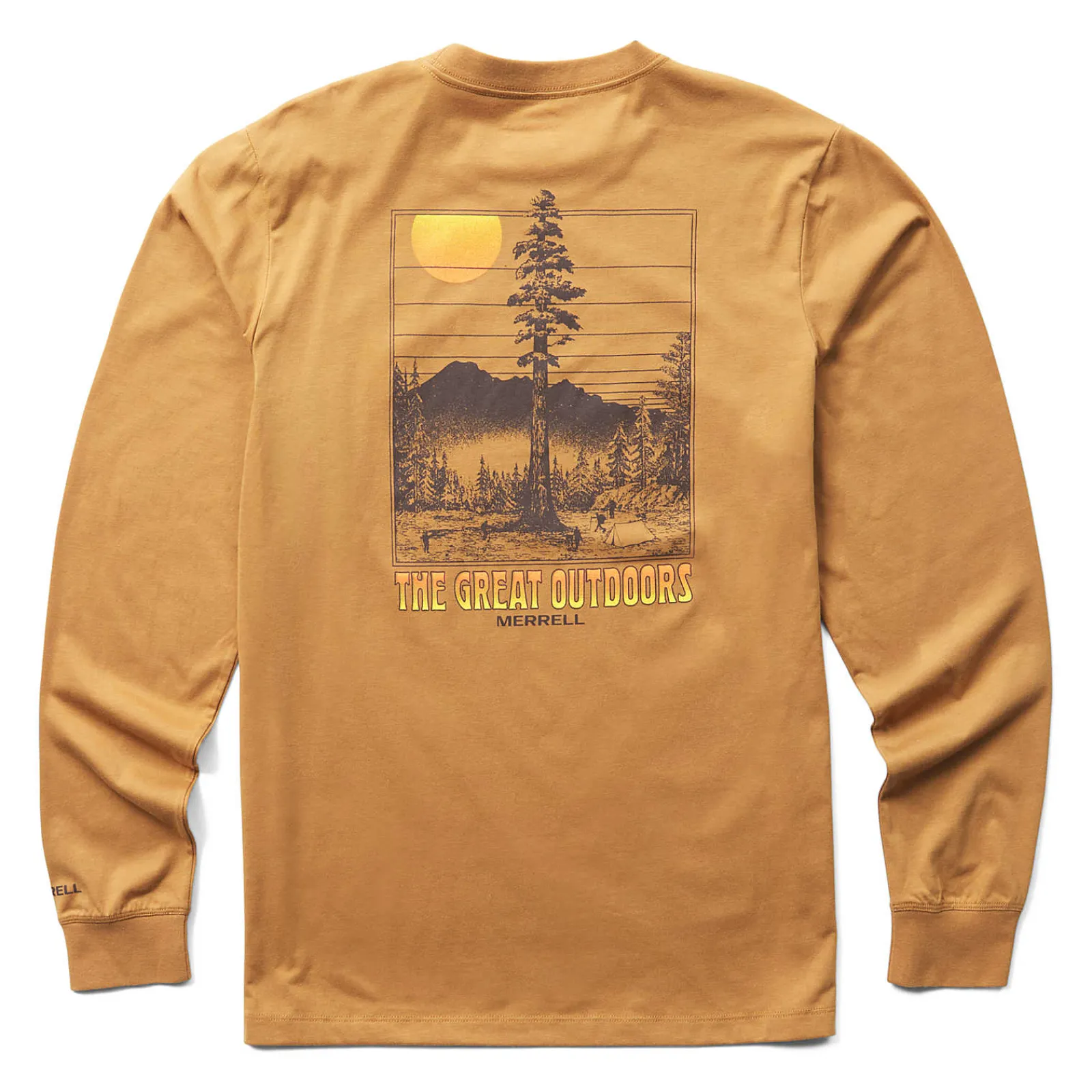 Men's Great Outdoors Long Sleeve Tee - Tops-Merrell Hot