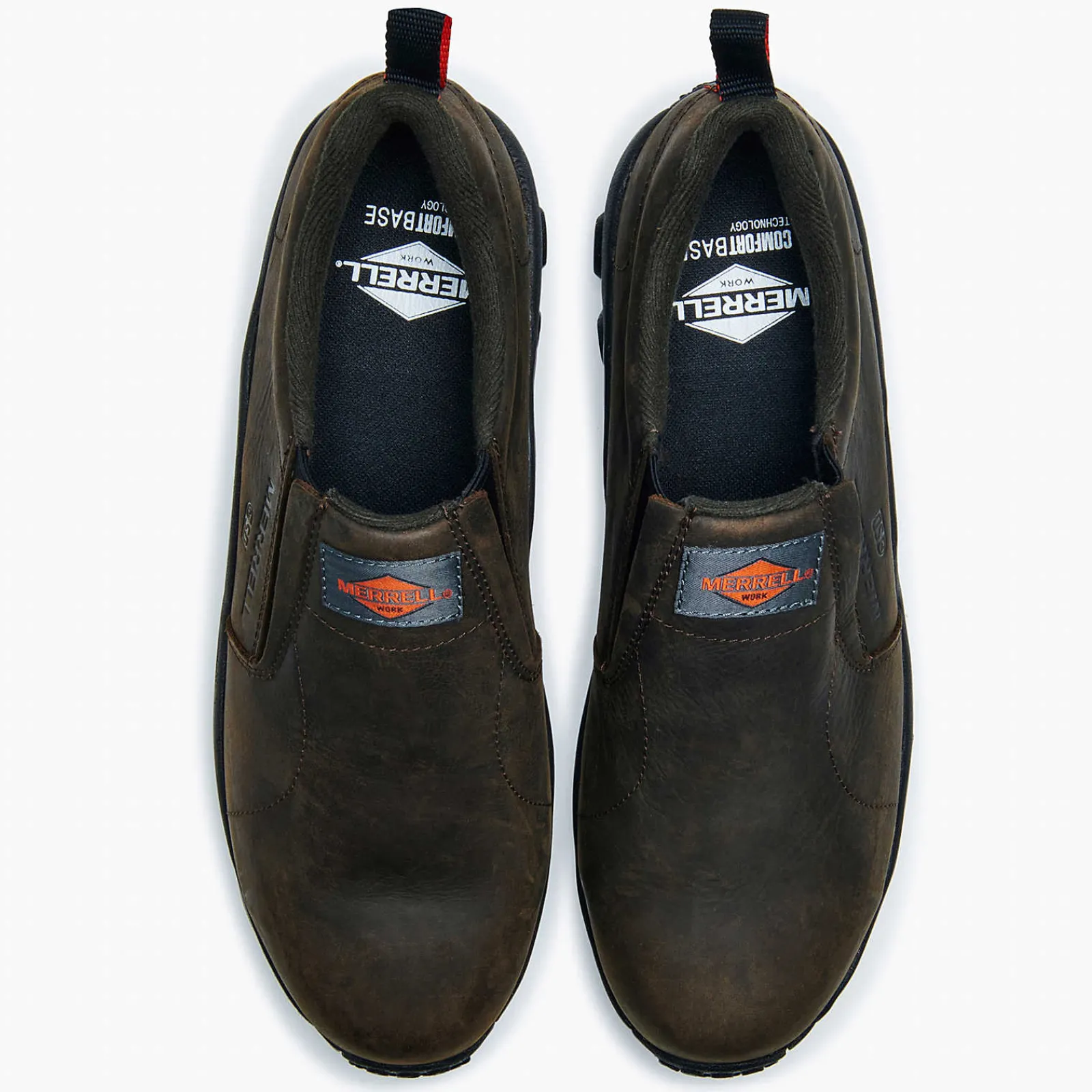Men's Jungle Moc Leather Comp Toe SD+ Work Shoe Wide Width - Work-Merrell New