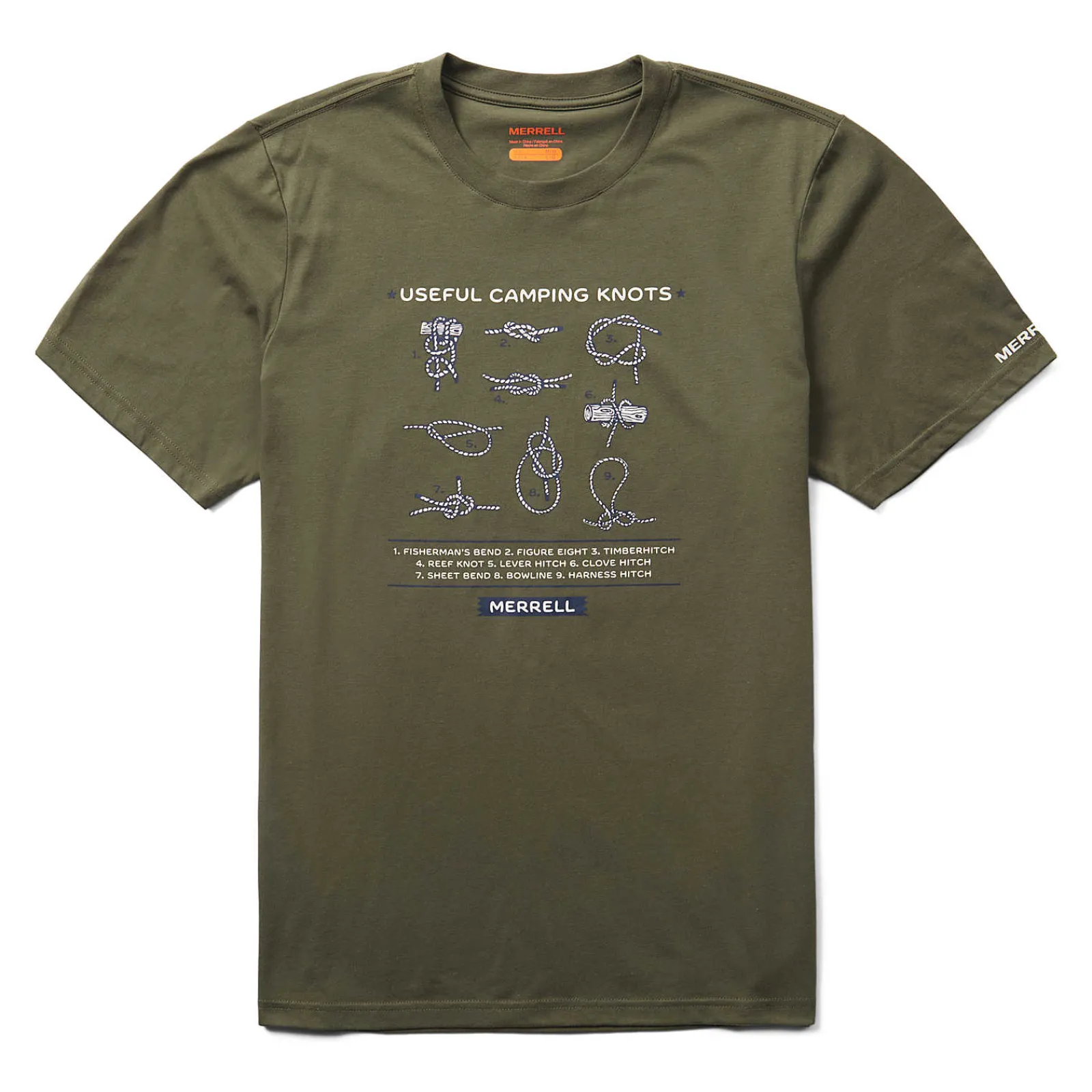 Men's Know Your Knots Short Sleeve Tee - Tops-Merrell Discount