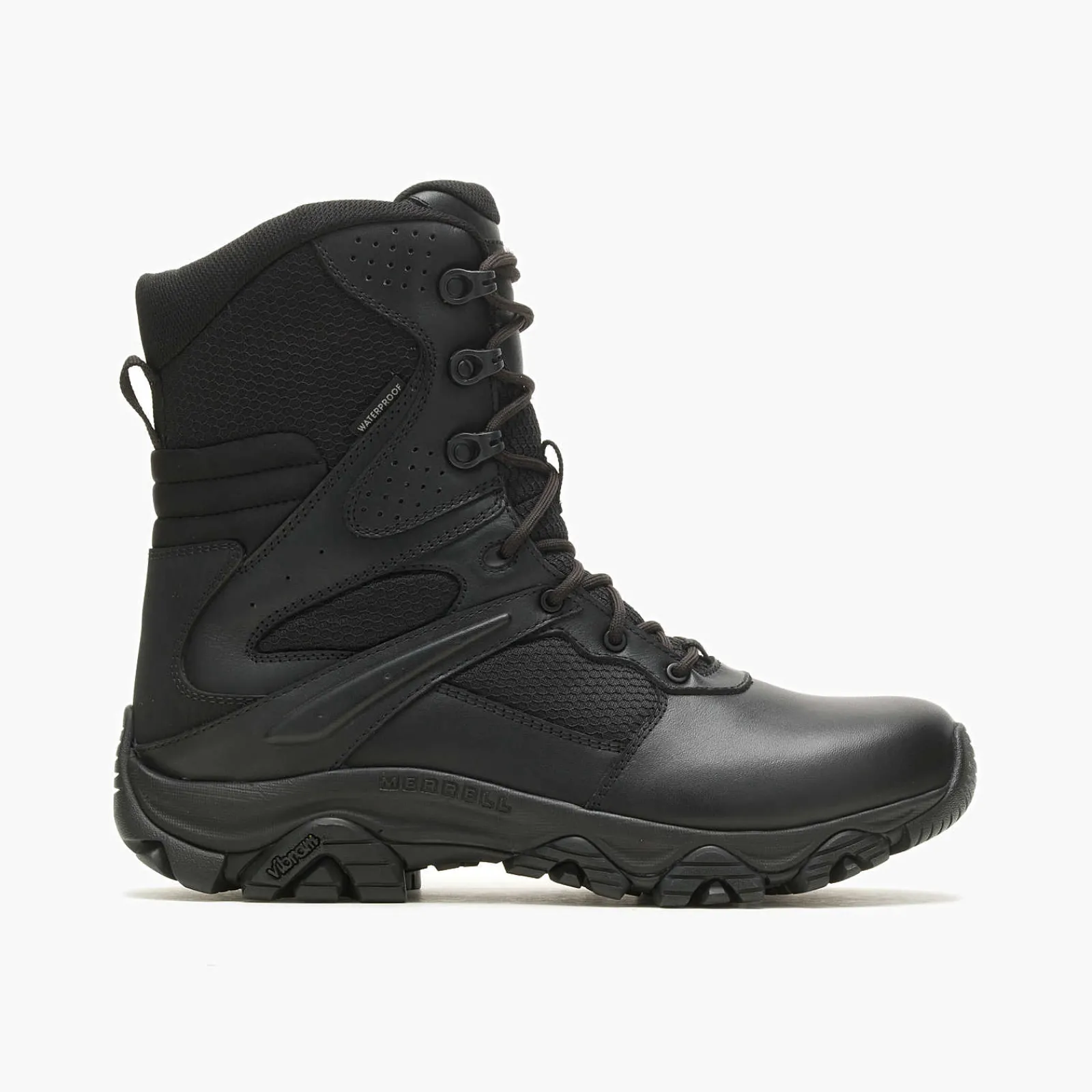 Men's Moab 3 8" Tactical Response Zip Waterproof Boot - Work-Merrell Fashion