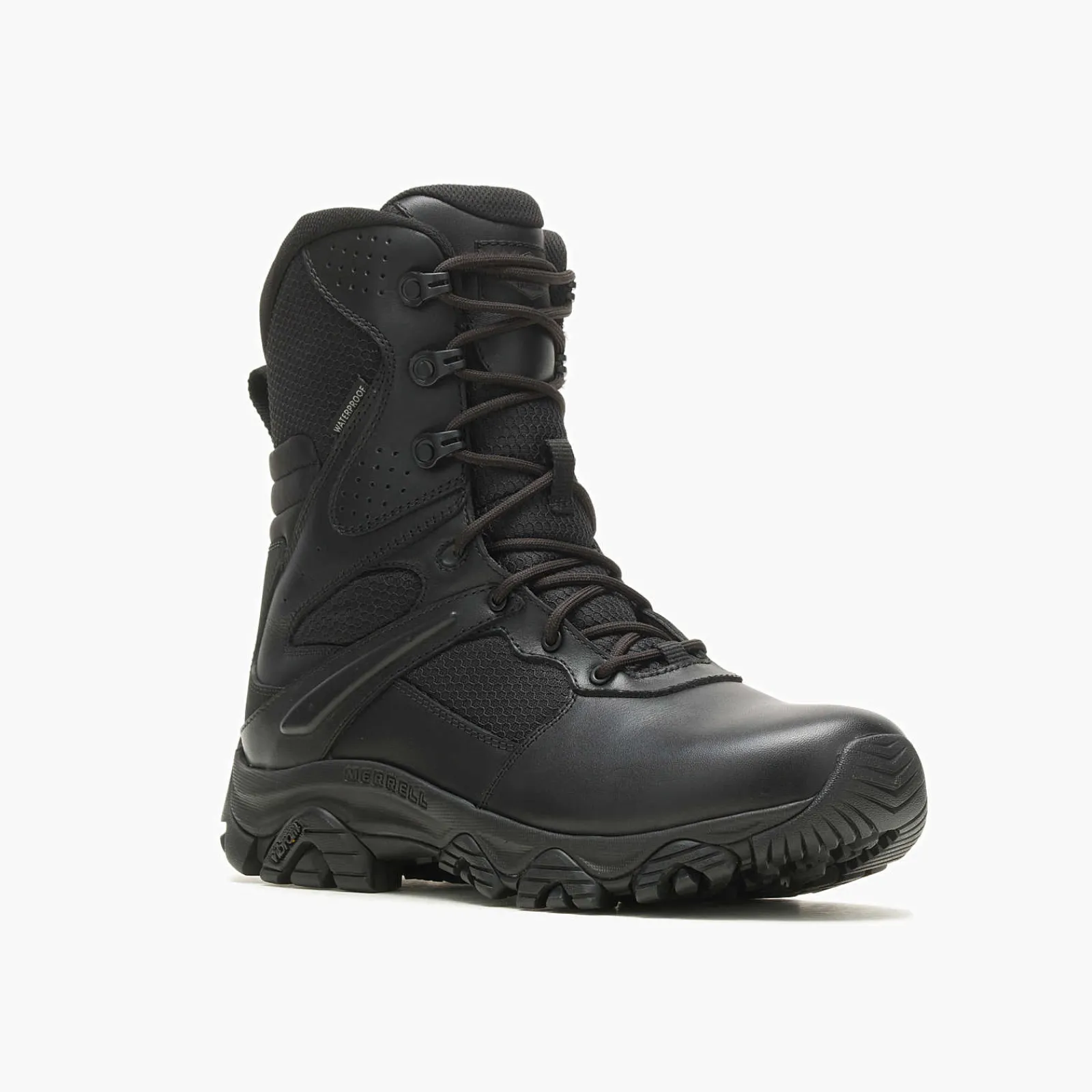 Men's Moab 3 8" Tactical Response Zip Waterproof Boot - Work-Merrell Fashion
