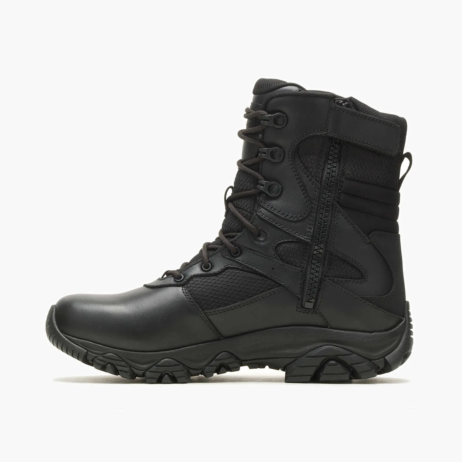 Men's Moab 3 8" Tactical Response Zip Waterproof Boot - Work-Merrell Fashion