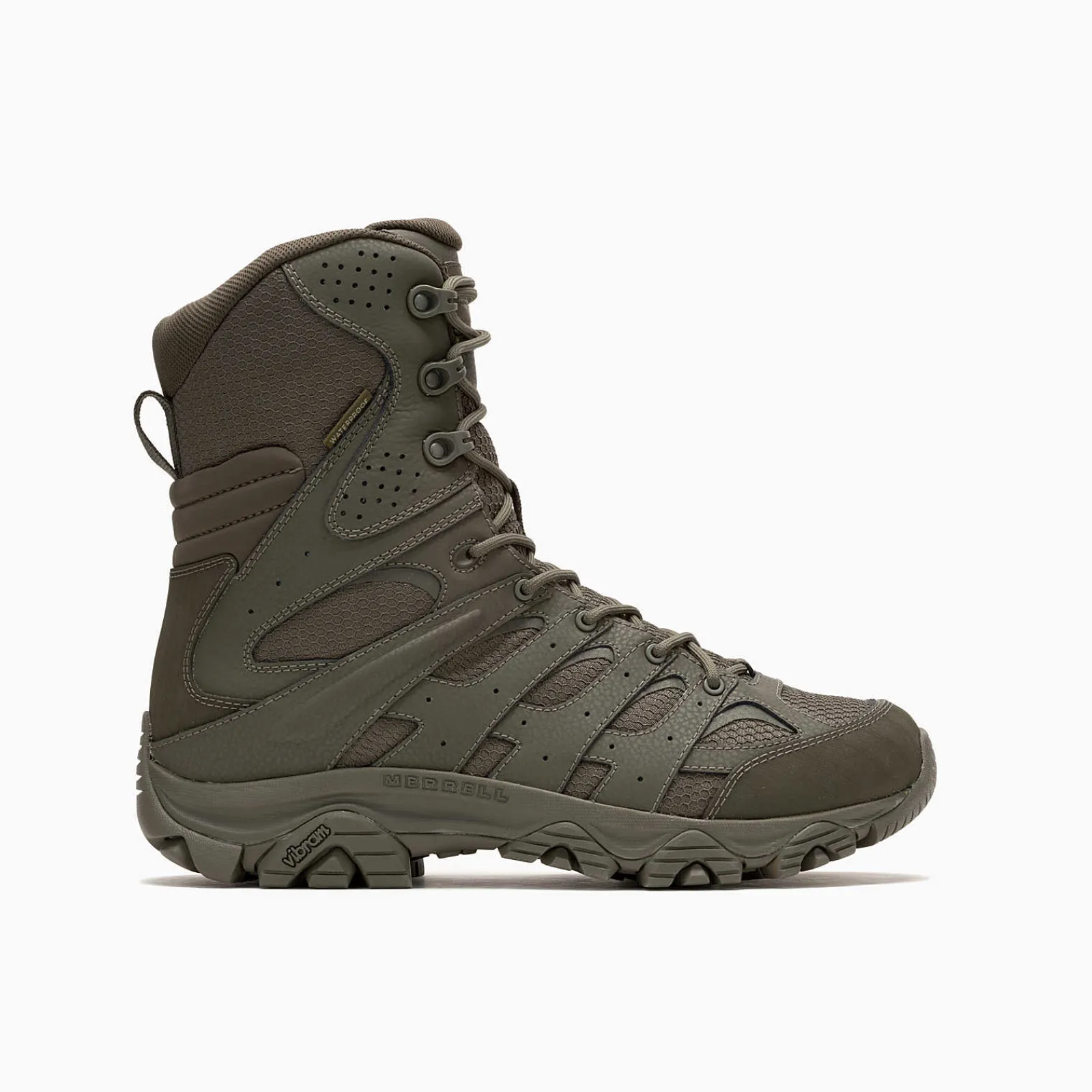 Men's Moab 3 8" Tactical Zip Waterproof Boot - Unisex Work-Merrell Cheap