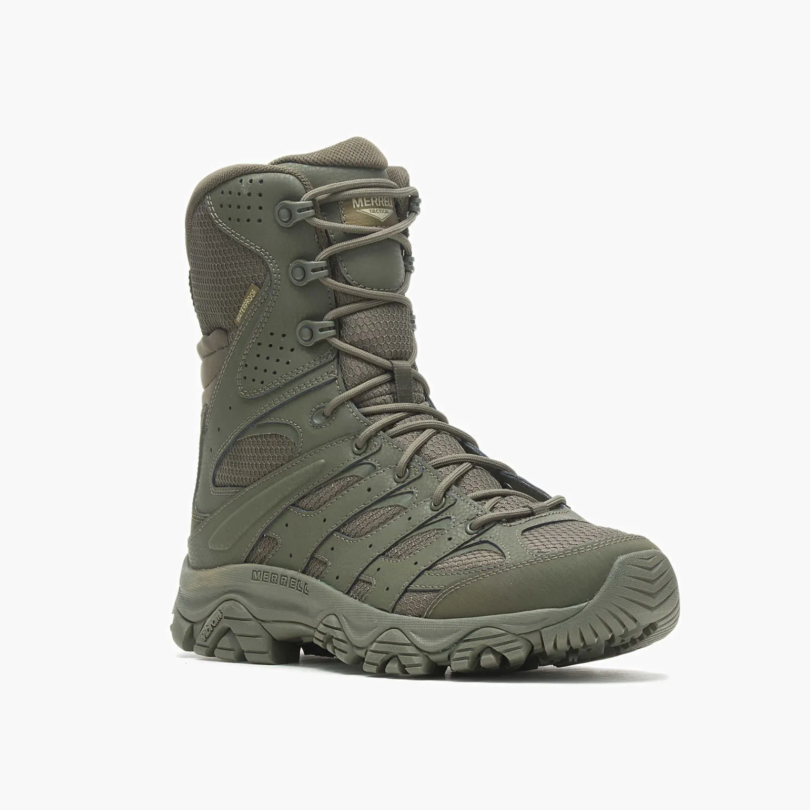 Men's Moab 3 8" Tactical Zip Waterproof Boot - Unisex Work-Merrell Cheap