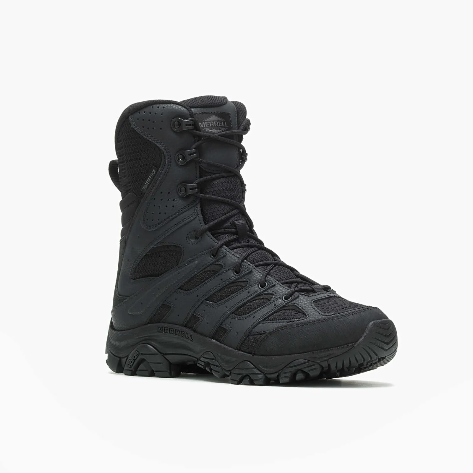 Men's Moab 3 8" Tactical Zip Waterproof Boot - Unisex Work-Merrell Clearance