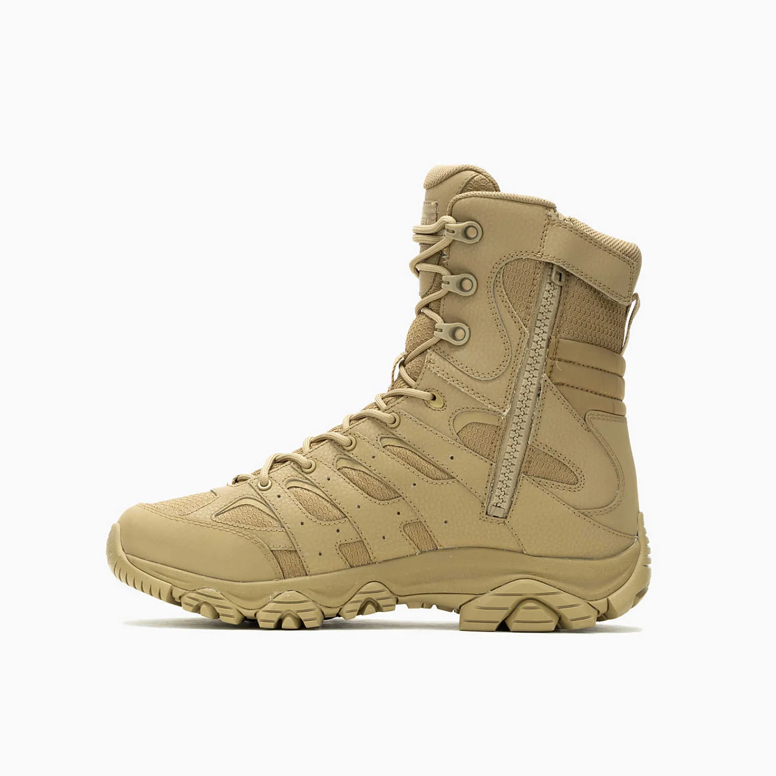 Men's Moab 3 8" Tactical Zip Waterproof Boot - Unisex Work-Merrell New
