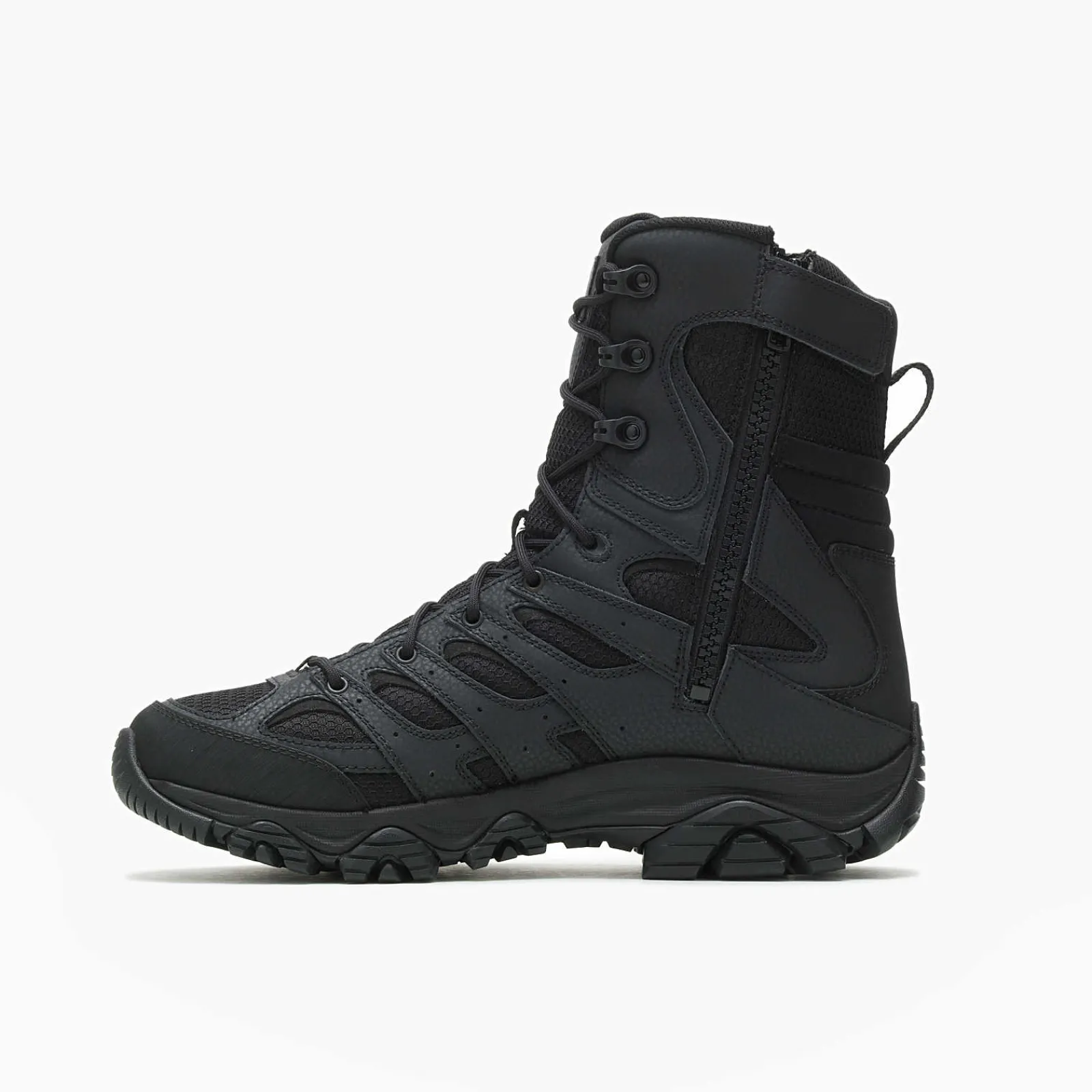 Men's Moab 3 8" Tactical Zip Waterproof Boot - Unisex Work-Merrell Clearance