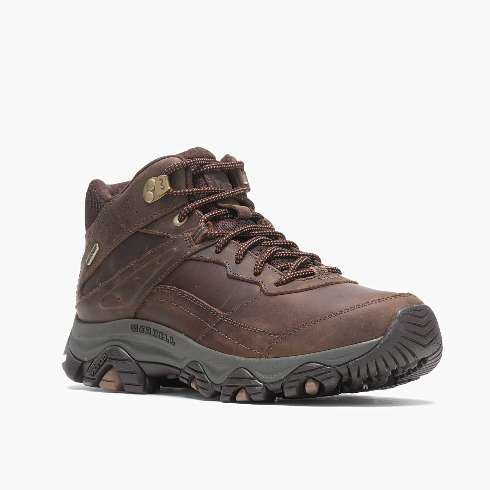 Men's Moab Adventure 3 Mid Waterproof Wide Width - Everyday-Merrell Outlet