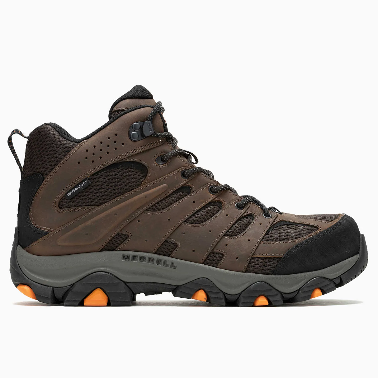Men's Moab Vertex 2 Mid Waterproof Carbon Fiber Work Boot Wide Width - Work-Merrell Discount