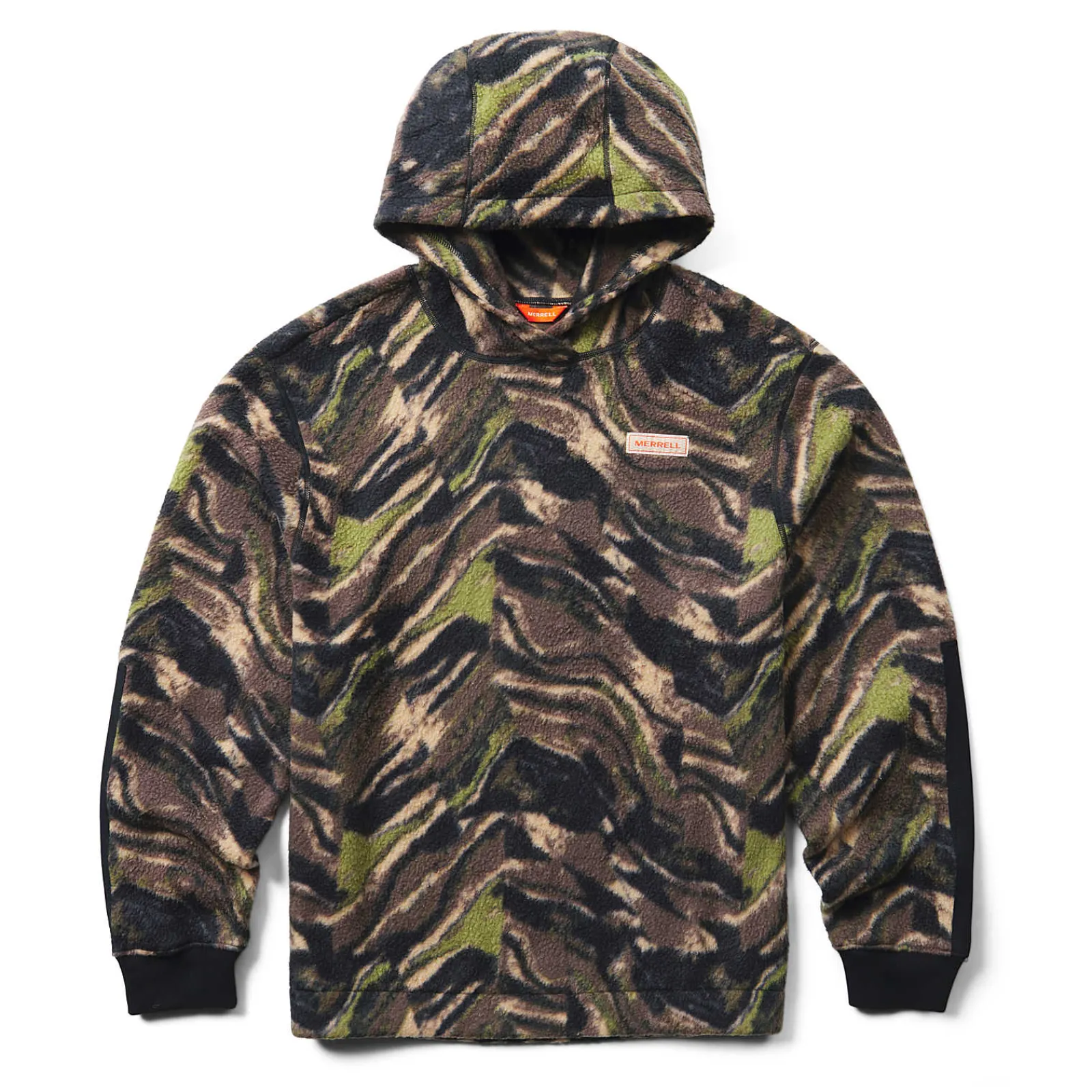 Print Sherpa Hoody - Men's and Women's Tops-Merrell Store