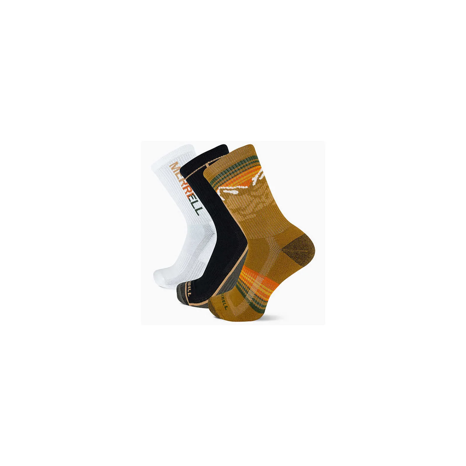 Recycled Everyday Crew Sock 3 Pack - Socks-Merrell New