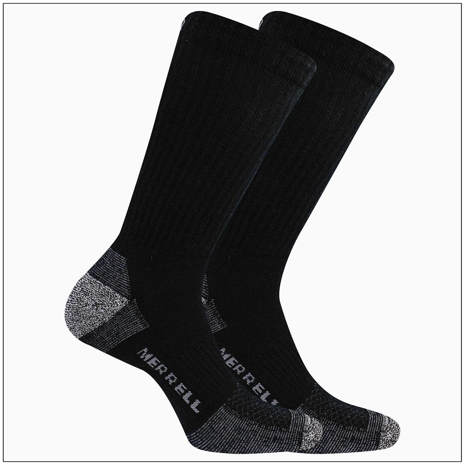 Rugged Steel Toe Crew Sock 2 Pack - Socks-Merrell Hot