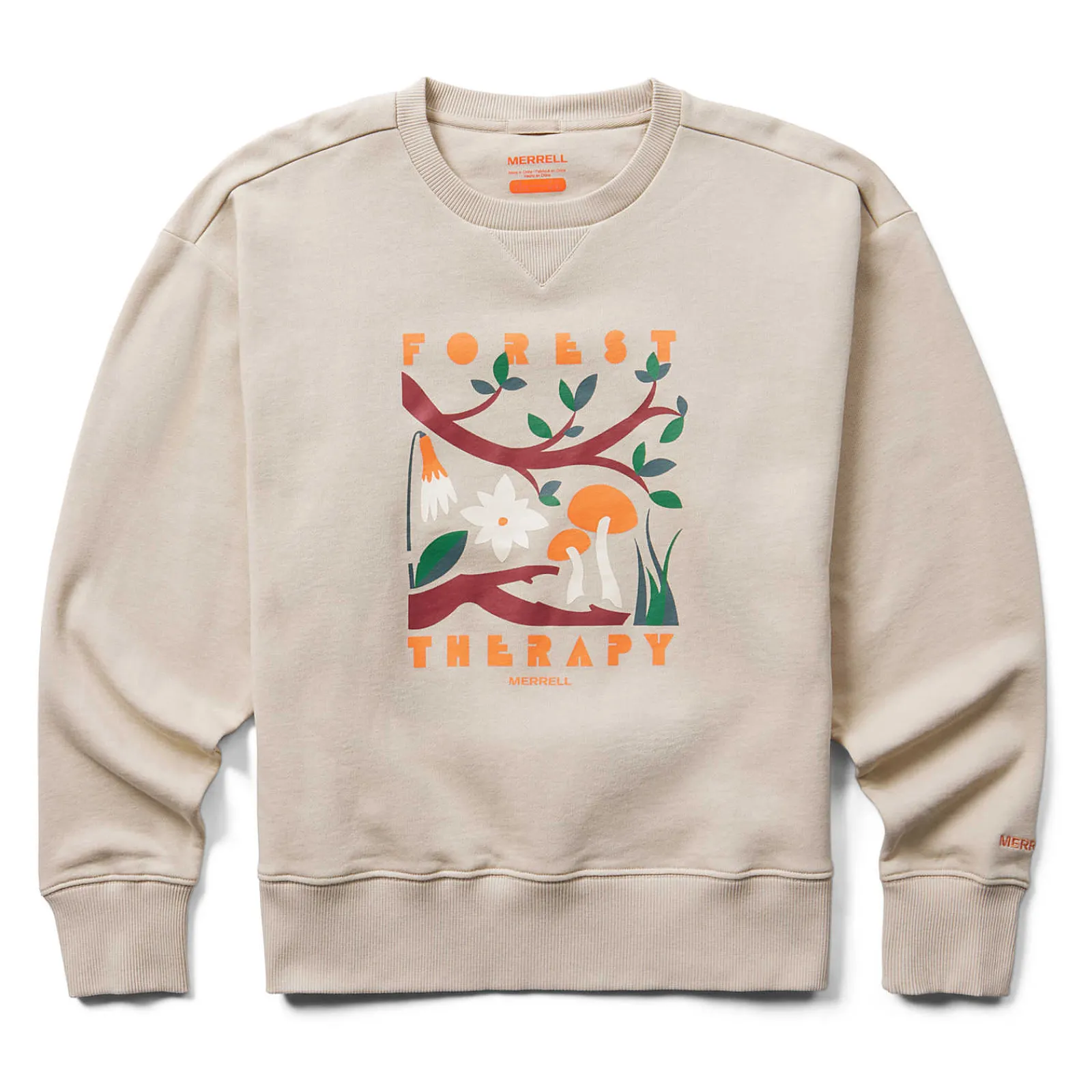 Women's Forest Therapy Fleece Crewneck - Women's Footwear, Apparel, & Accessories-Merrell Outlet