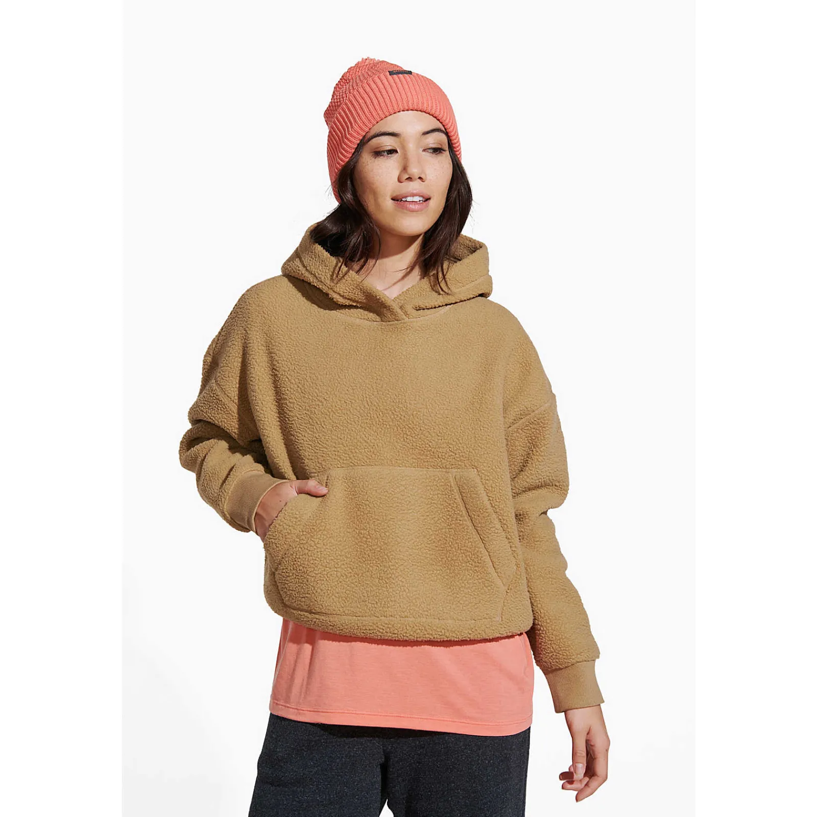 Women's Sherpa Hoody - Tops-Merrell New