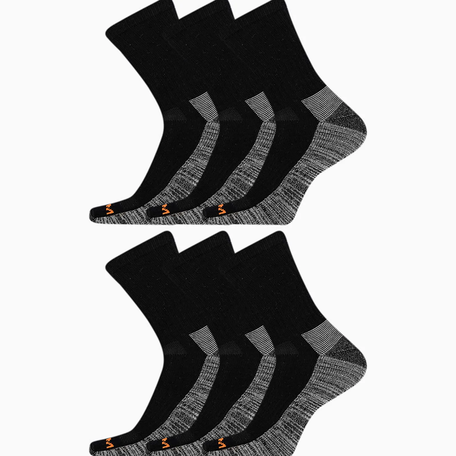 Work Crew Sock 6 Pack - Socks-Merrell Online