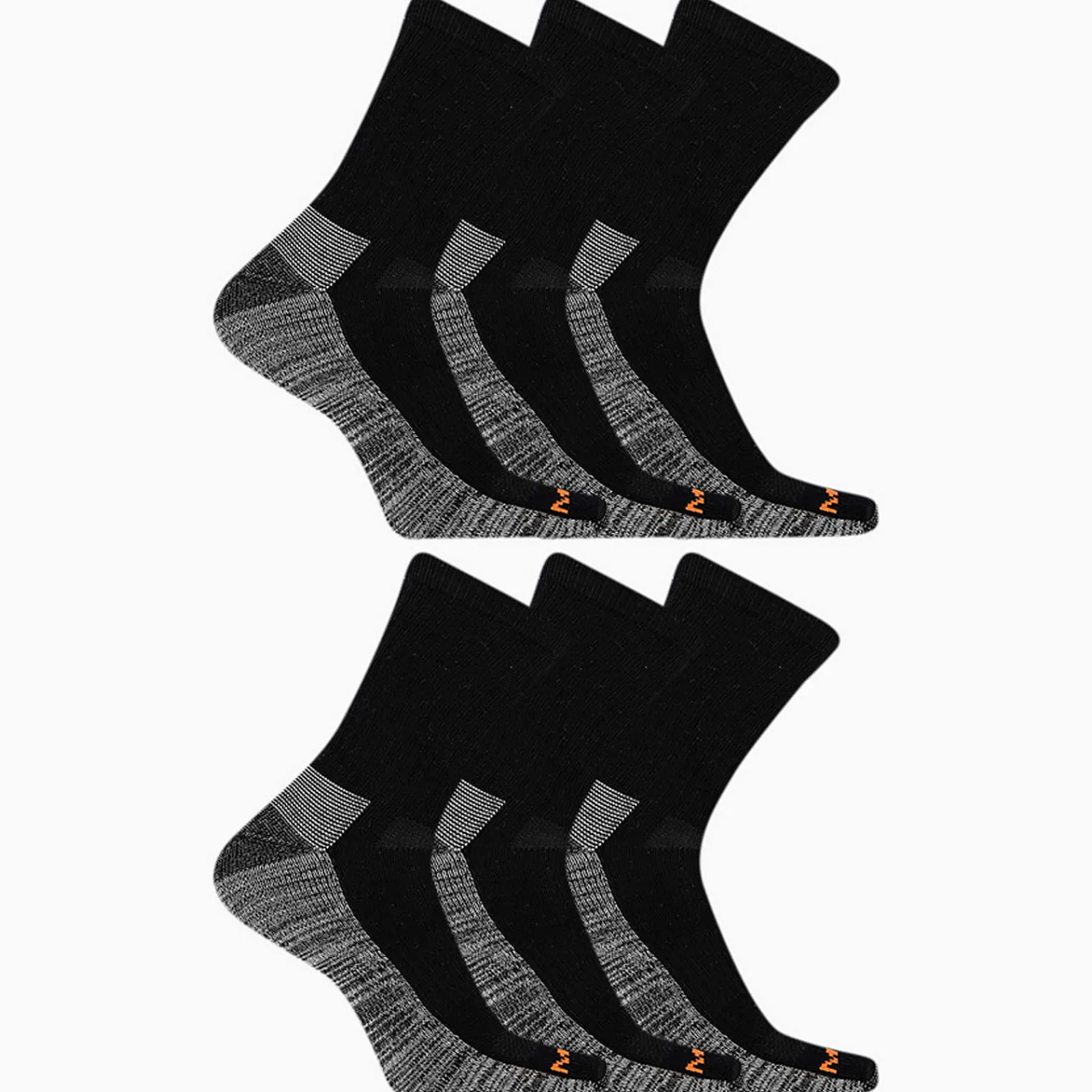 Work Crew Sock 6 Pack - Socks-Merrell Online